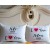 Mr I Love You and I Love You Mrs Personalized Couple Pillows